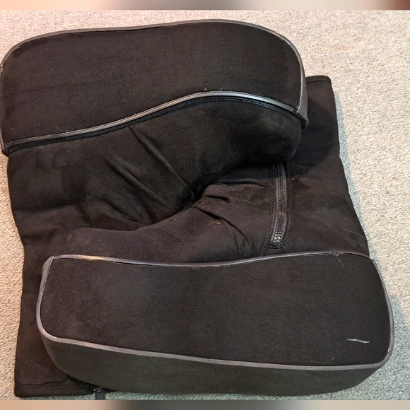 Demonia Fuax Suede Platform Boots - Picture 1 of 3